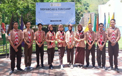 Ambalan MADHARA mewakili DKR  Kwaran Banyuanyar dalam SPIDPARCAB dan FUN CAMP 2024